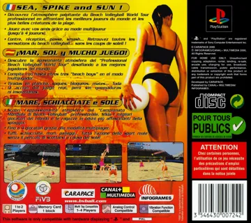 Beach Volleyball (EU) box cover back